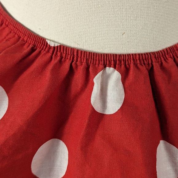 Mini Mouse Re/White Polka Dot Skirt - Picture 3 of 5